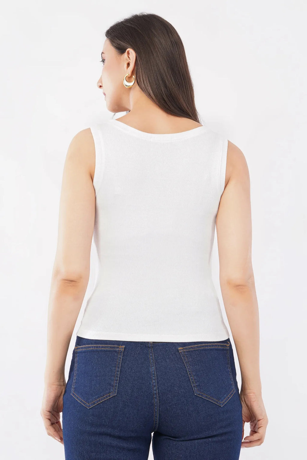 In My Mom Era Beaded Embroidery Sleeveless Tank Top