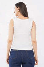 In My Mom Era Beaded Embroidery Sleeveless Tank Top